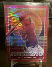 2021 Panini Chronicles Pete Alonso Overdrive Pink Pulsar Prizm #22 Mets