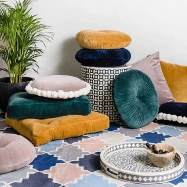 Bandeja de Servicio de Diseño Hermosa Incrustación de Hueso Hecha a Mano, Bandeja de Diseño Floral Color Gris Foto 2 de 4