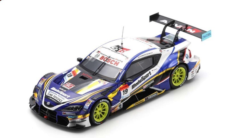 ミニカー　WedsSport ADVAN GR Supra GT500 2022 SGT126 SPARK 1:43 WedsSport ADVAN GR Supra #19 TGR WedsSport