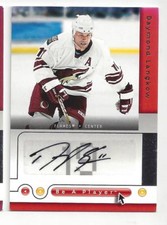 Daymond Langkow 2005-06 UD Be A Player Hockey Autograph Card