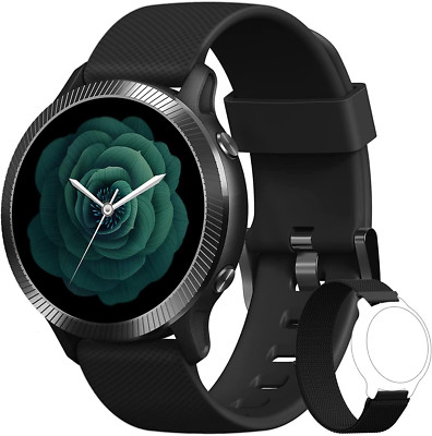 Blackview Smartwatch Damen Herren Fitnessuhr, 1.09 Zoll Armbanduhr Mit Pulsmesse