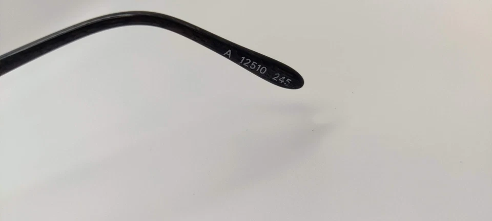 ВИНТАЖНЫЕ очки змеиная кожа искусственные черные и хромированные A 12510 редкие - Изображение 4 из 4