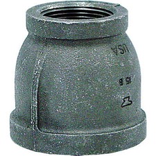 3 -Anvil 1-1/2 In. x 1 In. Malleable Black Iron Reducing Coupling