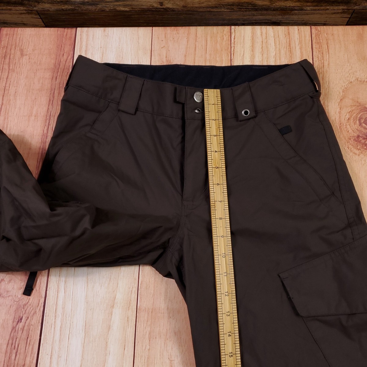 Burton Pants XS Dark Brown Dryride Snowboard Lined Dry Ride Winter