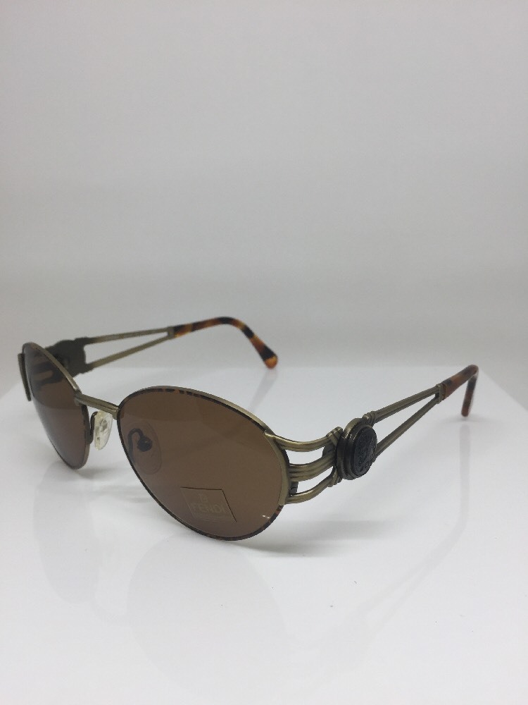 New Vintage Fendi Sunglasses Steampunk Mod. FS 149 Antique  display picture 2