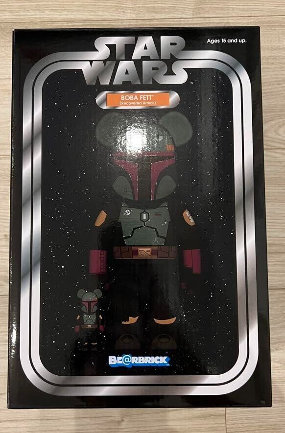 Medicom Toy boba fett recovered armor BE@RBRICK 400% 100 Medicom Toy boba fett recovered armor BE@RBRICK 400% 100