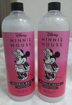 Minnie MouseBubble Bath/33.85oz Fragrance sweet cherry. (2). NEW   