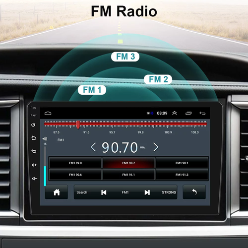Android 15 Carplay GPS Navi WiFi 10.1" Double 2Din Touch Screen Car Stereo Radio - Picture 8 of 11