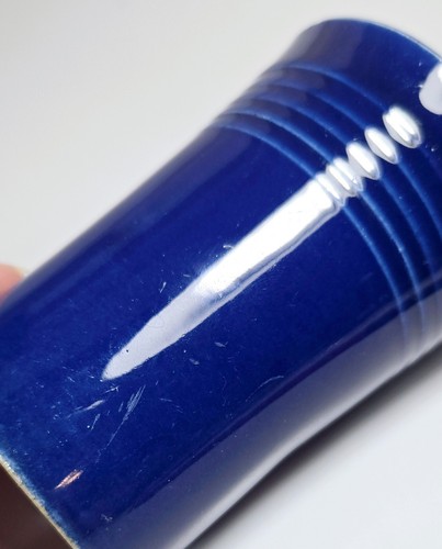 Vintage Fiesta Blue (Cobalt) Juice Tumbler - Picture 8 of 10