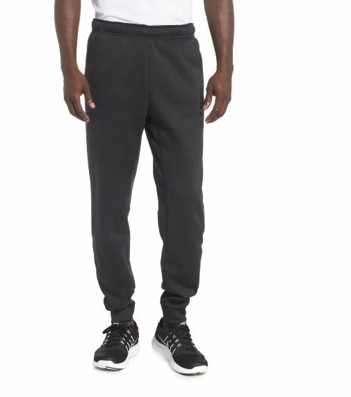 nike men's therma tapered training pants black