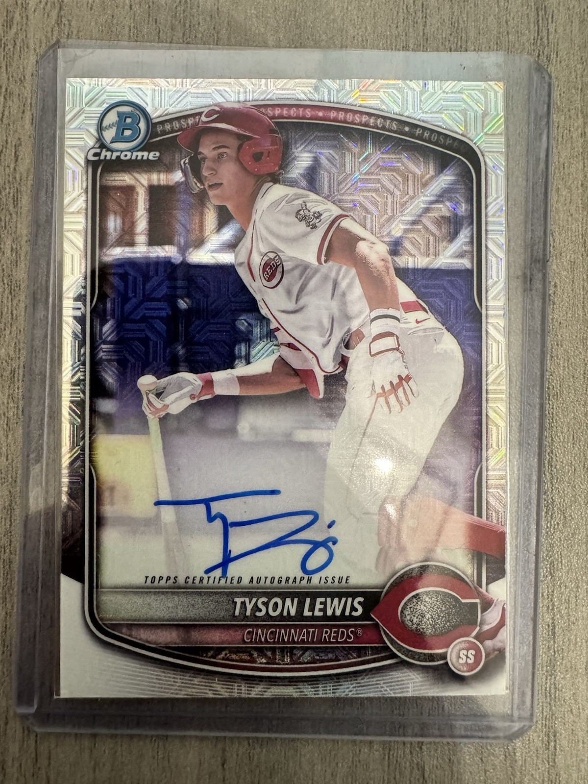 2025 Bowman TYSON LEWIS Mojo Mega Box Parallel Auto! On Card Auto!