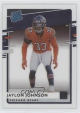 2020 Panini Chronicles Clearly Donruss Rated Rookie Jaylon Johnson #RR-JAJ 0xu1