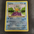 Pokémon Squirtle 63/102 Base Set Regular Shadowless Card 1999 English Damaged