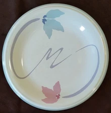 Studio Nova Villager Double Up JF011 salad plate, 7-3/4" diam, EXCELLENT COND.