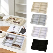 Sunglasses Holder Organizer Glasses Storage Box 8 Slot Multiple Pairs Jewelry