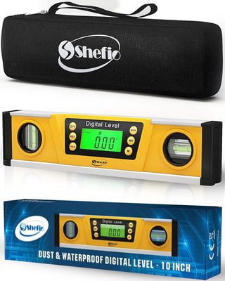 10-Inch Digital Level with Protractor, LCD Display, Magnetic Base