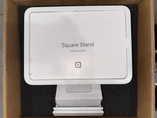 Used Square Pos Credit Card Reader Contactless Terminal iPad Stand