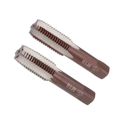 M16 x 2 Metric Alloy Tool Steel Screw Thread Hand Threading Taps 1-Pair
