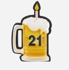 21st Birthday Personalized Christmas Ornament-Happy Birthday Hanging Decoration