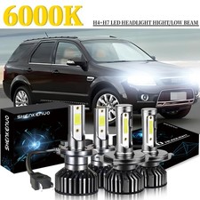 For Ford Falcon FG 2008-14 H4 H7 LED Headlight Globe Hi/Lo Bulbs 6000K 16000LM