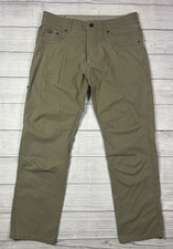 Kuhl Revolvr Pants Mens 33x32 Brown Hiking Outdoor Stretch Patina Dye Utility