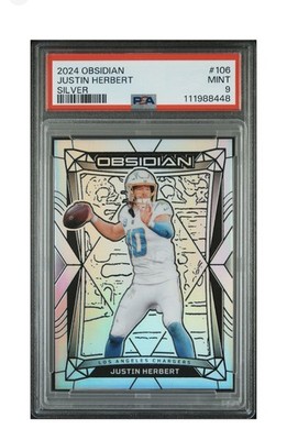 2024 Panini Obsidian Justin Herbert #106 Silver /75