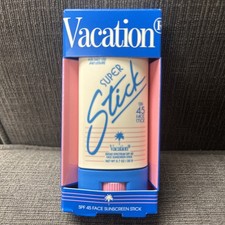 Vacation Super Stick SPF45 Face Sunscreen Stick 0.7oz NEW IN BOX Ex 5/28