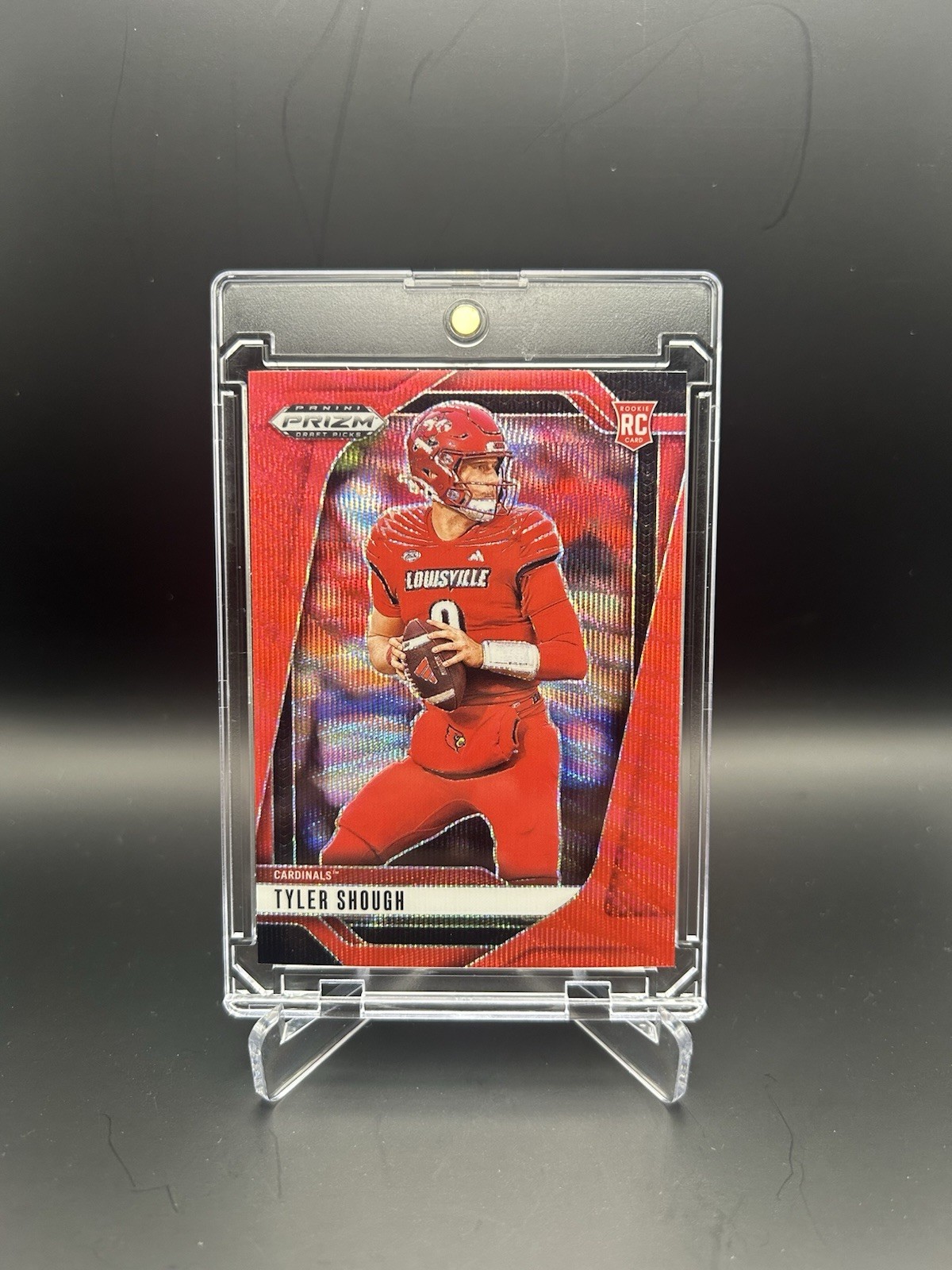 2025 Panini Prizm Draft Picks Tyler Shough Rookie #49 RUBY WAVE