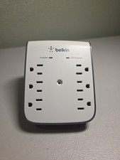 Belkin SurgePlus USB Wall Mount Charger-6 Outlets-2 USB-White-BSV602