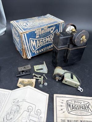 NOS Mallory Magspark Transformer 12 Volt Ignition Ford Chevy Coil Hot Rod 1950 s