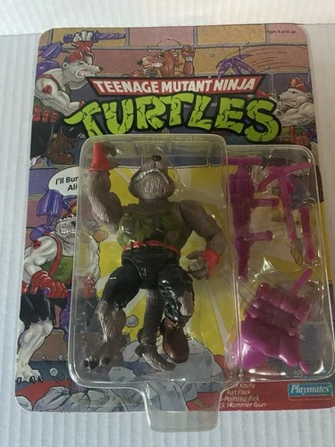 1991 Vintage Playmates Teenage Mutant Ninja Turtles Dirtbag Action Figure