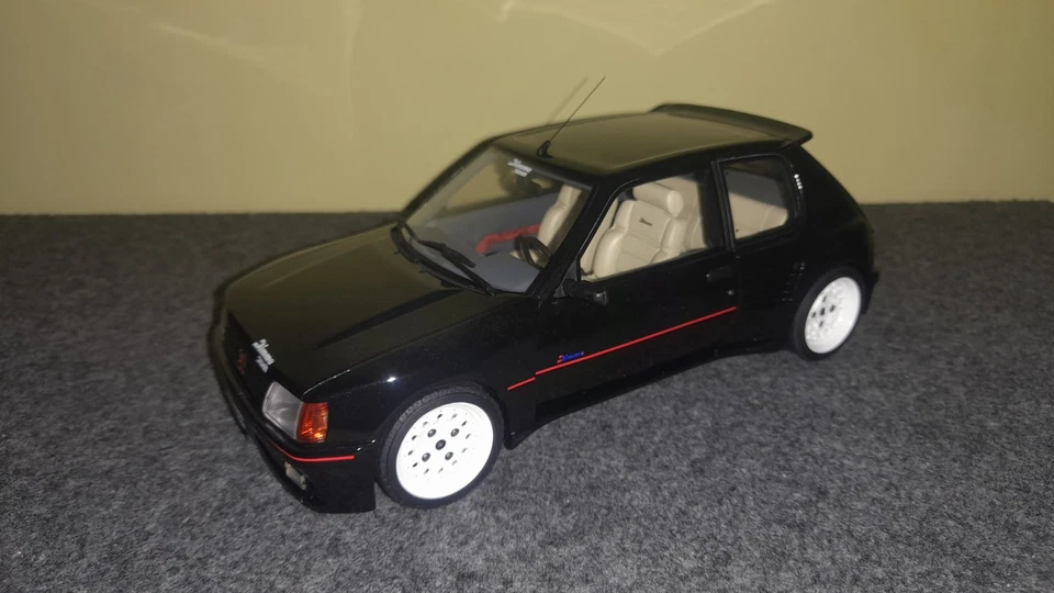 Otto Ottomobile 1/18 Peugeot 205 Dimma black OT901 Nuovo (no Gti Norev) - Immagine 2 di 4
