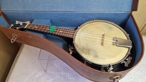 G.H. & S Melody Banjo Ukulele anni '30 made in British 4 corde - Foto 2 di 20