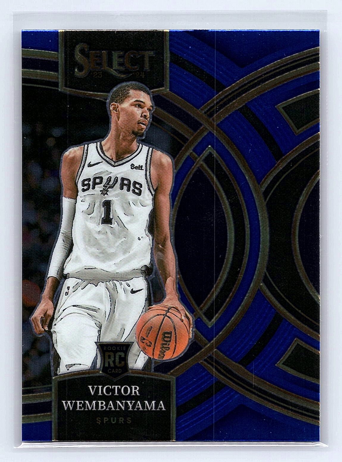 Victor Wembanyama 2023-24 Panini Select #121 Blue (Retail Base) Rookie *mw