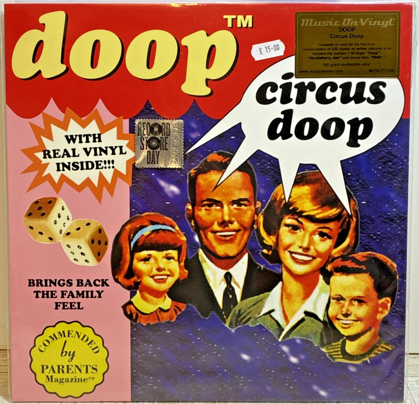 DOOP - Circus Doop 2022 Dutch 180g Yellow Vinyl LP New & Sealed