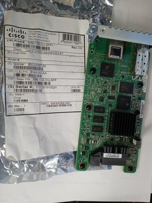Cisco NIM-1GE-CU-SFP 1 Port Dual Mode GE/SFP Module