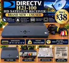 DIRECTV HD Digital TV Receiver H21-100 HD-BLACK