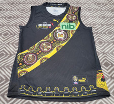 PUMA Richmond TIGERS 2022 Indigenous AFL Jersey 176/16 Men XS Sleeveless