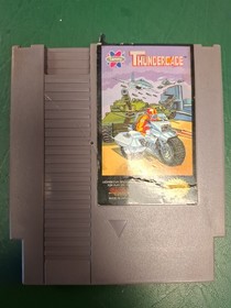NES Thundercade Video Game Cartridge TESTED Cleaned Pins 1986 Authentic Nintendo