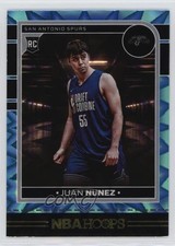 2024-25 Panini NBA Hoops Rookies Teal Explosion Juan Nunez #266 11ng
