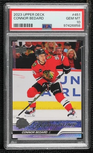 2023 Upper Deck Series 2 Young Guns Connor Bedard #451 PSA 10 GEM MT Rookie RC