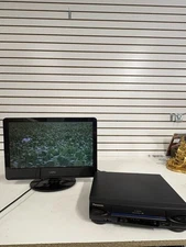 Panasonic Omnivision VCR Blue Line PV-V4022 VHS 4 Head No Remote. Tested! BH