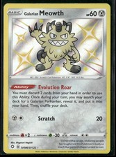 Galarian Meowth SV086/SV122 NM - Shiny Holo Rare - Shining Fates : Shiny Vault on eBay