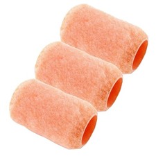 Reusable Paint Roller Covers 4" x 3/8" Nap Washable PVC Plastic Core Refill Bulk