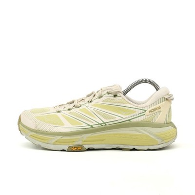 Hoka One Herren Mafate Speed 2 Sportschuhe Beige Gelb Low-Top Laufschuh EU 42