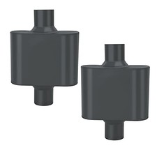 Pair of Single Chamber Performance Race Chambered Muffler 2.25" 2.25 Inch