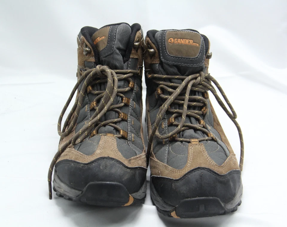 Botas esenciales Gander Mountain Trail Climber para hombre talla 13M cuero marrón senderismo Foto 2 de 4