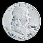 1960-D Franklin Silver Half Dollar