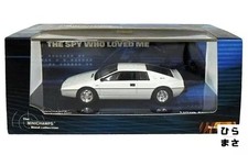 Diecast Miniature Car 1/43 Lotus Esprit S1 White 007 The Spy Who Loved Me Bond