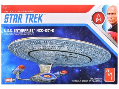 Skill 2 Model Kit U.S.S. Enterprise NCC-1701-D Space Ship ''Star Trek: The Next G